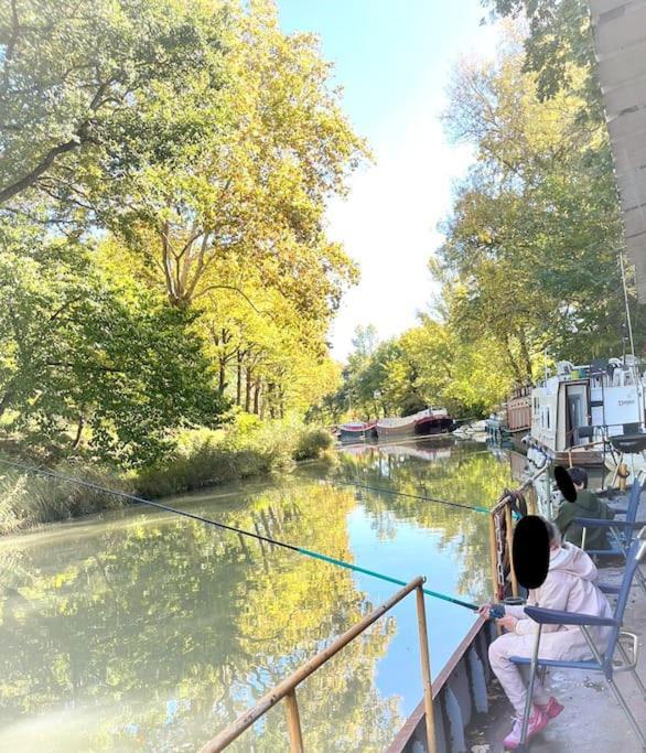 Insolite Peniche Amazonie Canal Du Midi Gardouch Экстерьер фото