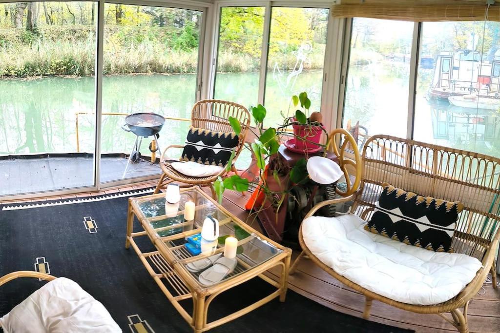 Insolite Peniche Amazonie Canal Du Midi Gardouch Экстерьер фото